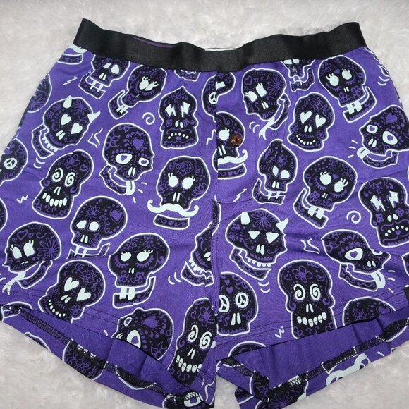 MeUndies Men’s boxers w/button fly size small lot of 2 glow in the dark - NWOT - Picture 2 of 4